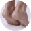Thickened and callused skin